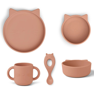 Vivi silicone set cat dark rose - Le Mas de Lonne