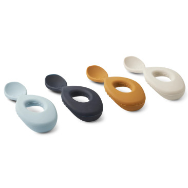 Lot de 4 cuillère en silicone - Le Mas de Lonne