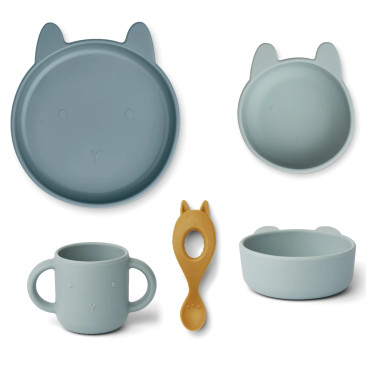 Coffret repas en silicone Rabbit - Le Mas de Lonne