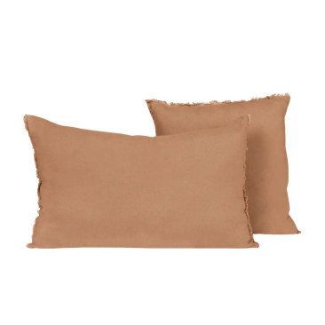 Housse de coussin Viti II Tabac - Le Mas de Lonne