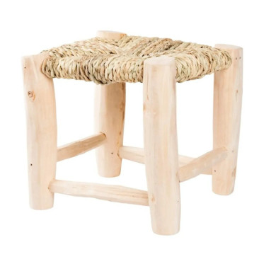 Tabouret marocain en bois 20cm - Le Mas de Lonne