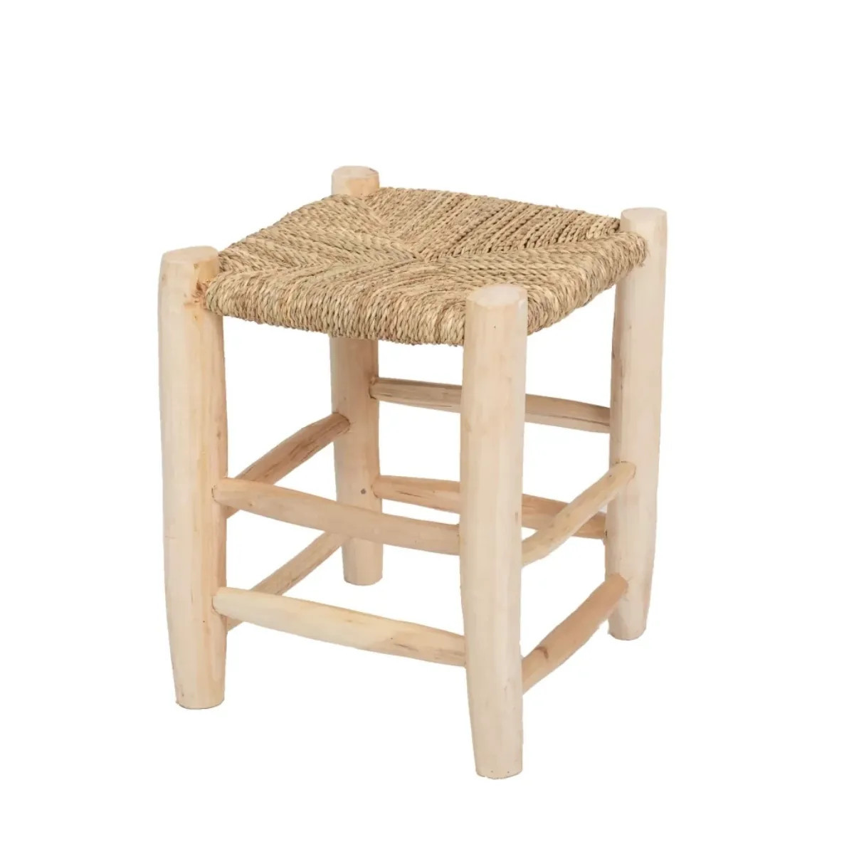 Tabouret en bois marocain - Le Mas de Lonne