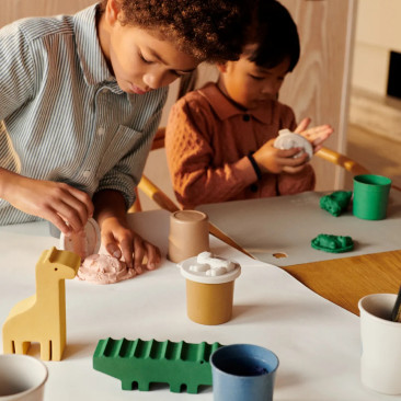 Lot de 4 pots de pâte à modeler Rollie - Le Mas de Lonne