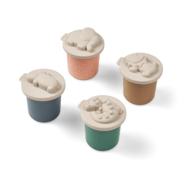 Lot de 4 pots de pâte à modeler Rollie - Le Mas de Lonne