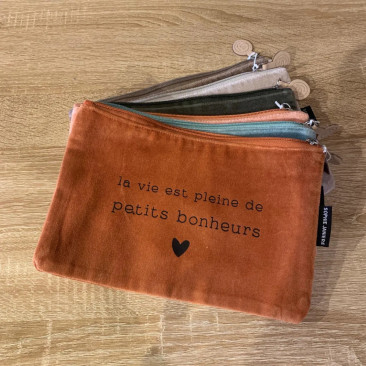 Trousse velours - Le Mas de Lonne