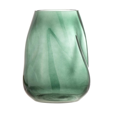 Vase en verre Ingolf vert - Le Mas de Lonne