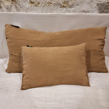 Housse de coussin Viti II 55 x 110 cm blanc - Le Mas de Lonne