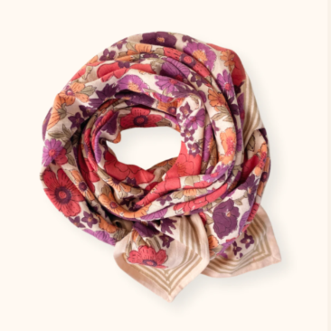 Foulard LATIKA JOY MACADAMIA - Le Mas de Lonne